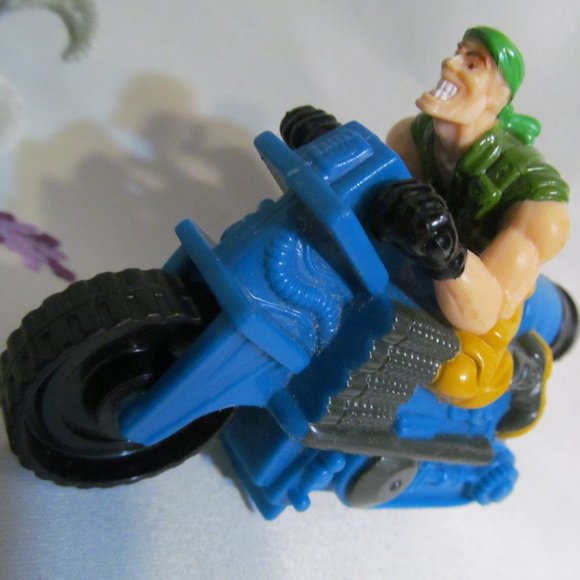 Vintage 1998 Burger King Club Small Soldiers Rip Roarin’ Kip Killigan Motorcycle - Picture 2 of 13
